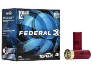 Federal Top Gun Shotshell 12 ga 2 3/4" 3 Dram 1-1/8 oz #8 25/ct