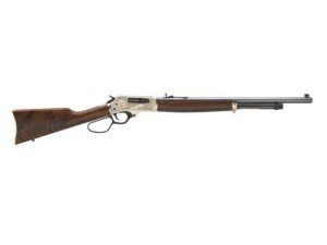 Henry Brass Wildlife Edition Side Gate Rifle .45-70 Govt 4rd Magazine 22" Barrel Walnut Engraved Receiver Large Loop Lever