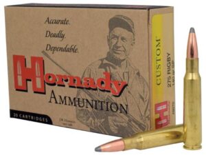 Hornady Custom Lite Rifle Ammunition .275 Rigby 140 gr InterLock SP 20/Box