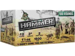 Hevi-Shot HEVI-Hammer Shotshells 12ga 3" 1-1/4oz 1500 fps #2 100/ct