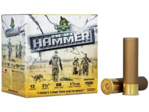 HEVI-Shot Hevi-Hammer Shotshell 12ga 3.5" 1.5oz 1500 fps #BB 25/ct