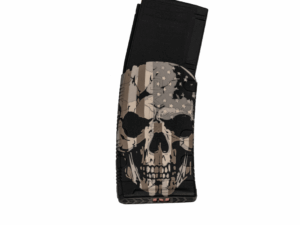 Black Rain Ordnance Skull with Flag AR Magazine 5.56x45 30/rd