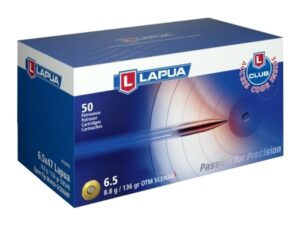 Lapua Rifle Ammunition 6.5 Creedmoor 136gr Scenar OTM 2740 fps 50/ct