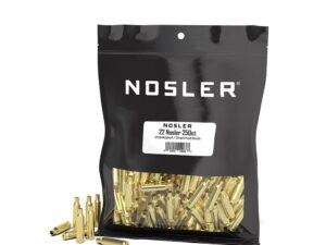 Nosler Unprimed Unprepped Brass Rifle Cartridge Cases .22 Nosler 250/ct (BULK)