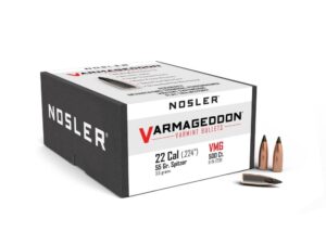 Nosler VarMageddon Rifle Bullets .22 cal .224" 55 gr FB-TIPPED 500/ct