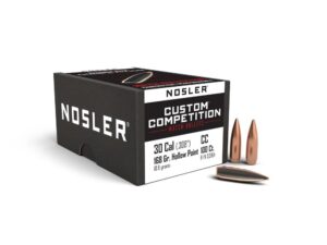 Nosler Custom Competition Rifle Bullets .30 cal .308" 168 gr HPBT 100/ct