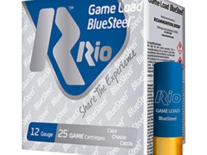Rio Game Load Blue Steel Shotshells 12 ga 2-3/4" 1-1/8oz 1360 fps #6 25/ct