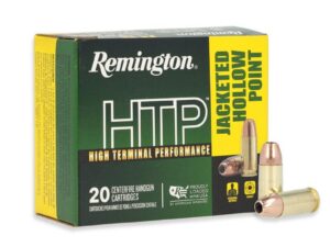 Remington HTP Handgun Ammunition 9mm Luger 147gr JHP 990 fps 20/ct