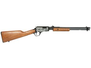 Rossi Gallery Pump Rifle .22 LR 15rd Capacity 18" Barrel Wood Stock Snakeskin Engraving