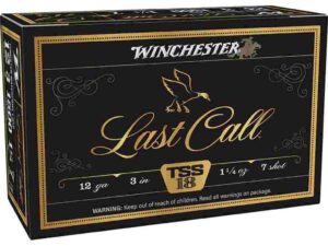 Winchester Last Call Waterfowl TSS Shotshells 12ga 3" 1-1/4oz 1500fps #7 10/ct