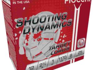 Fiocchi Exacta Light Shooting Dynamics Shotshells 12 ga 2-3/4 in 1oz 1170 fps #8 25/ct