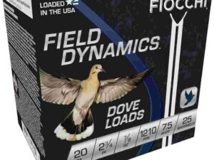 Fiocchi Lead Dove & Quail Shotshells 20ga 2-3/4 in 7/8 oz #7.5 1210 fps 25/ct