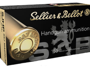 Sellier & Bellot SB357C Handgun  357Mag 158gr Semi Jacketed Hollow Point 50 Per Box/20 Case