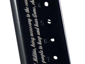 Mec-Gar MGCG45082A Standard  8rd 45 ACP Fits 1911 Government Blued w.2nd Amendment Engraving Carbon Steel