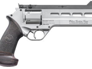 Chiappa Firearms 340302 Rhino Match Master 38 Special 6 Shot, 6" Gray PVD Steel Vent Rib Barrel & Cylinder, Gray PVD Aluminum Frame, Black Hogue Micarta Grip, Exposed Hammer