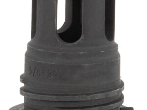 Yankee Hill 431524A Mini QD Flash Hider Black Phosphate Steel with 5/8"-24 tpi Threads & 2.13" OAL for 5.56x45mm NATO AR-Platform