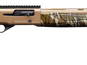 Charles Daly 930313 601  12 Gauge 4+1 3" 24" Vent Rib Barrel, Flat Dark Earth Aluminum Receiver, Mossy Oak Bottomland Synthetic Stock, Fiber Optic Front/Picatinny Rail Rear, Includes 3 Choke Tubes