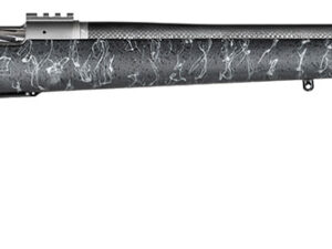 Christensen Arms CA10269815321 Summit TI  Full Size 28 Nosler 3+1, 26" Natural Titanium Steel Threaded Barrel, Natural Titanium Aluminum Receiver, Black w/Gray Webbing Fixed Thumbhole Stock