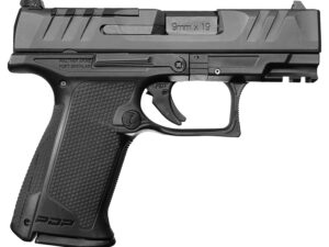 Walther Arms 2871823 PDP F-Series 9mm Luger 10+1 3.50" Black Steel Barrel, Black Optic Ready/Serrated Slide, Black Polymer Frame w/Picatinny Rail, Black Performance Duty Texture Grips, Ambidextrous