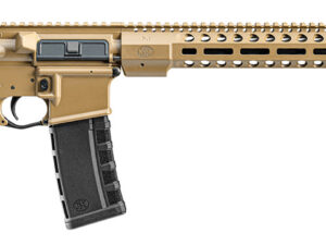 FN 36100676 FN 15 DMR3 5.56x45mm NATO 18" Barrel 30+1, FDE Cerakote Receiver, Black OEM Stock & Grip, Optic Ready
