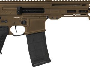 CMMG 30A0E33MB Dissent MK4 300 Blackout 30+1 6.50", Midnight Bronze Cerakote Rec, OEM Grip, Picatinny Buffer Adapter, Zeroed Drop-In Single Stage Trigger