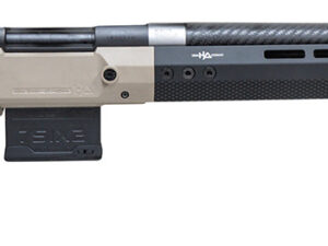 Howa HHERA308CFTAN M1500 Hera 308 Win 5+1 24" Carbon Fiber Threaded Barrel, Black Rec, Tan & Black Hera H7 Chassis Stock
