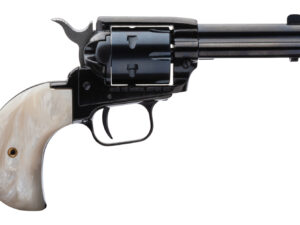 Heritage Mfg RR22MB3BHPRL Rough Rider  22 LR 22 WMR 6 Shot, 3.50" Black Steel Barrel, Black Zinc Alloy Frame, Black Cylinder, White Pearl Birdshead Grip, Hammer/Thumb Safety, Exposed Hammer