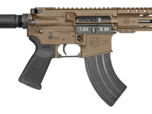Diamondback DB1912O061 DB15  7.62x39mm 28+1 7", FDE, Carbon Lower, 6" M-LOK Handguard, Black Padded Buffer Tube/Magpul Grip