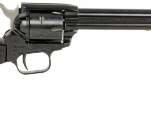 Heritage Mfg RR22B6PGHOL Rough Rider  22 LR 6 Shot, 6.50" Black Oxide Steel Barrel, Black Oxide Zinc Alloy Frame, Black Oxide Cylinder, Black Polymer Grip, Exposed Hammer