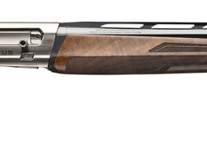 Browning 011779205 Maxus II Upland Full Size 12 Gauge Semi-Auto 3" 4, 2 3/4" Shells 26" Matte Blued Vent Rib Barrel, Satin Nickel Aluminum Receiver,  Grade I Turkish Walnut Wood Stock w/Adj Shim