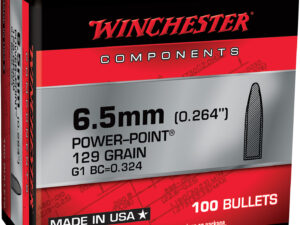 Winchester Ammo WB65PP129X Power-Point  6.5Creedmoor 129gr 100 Per Box/10 Case