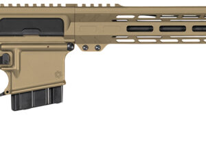 CMMG 28A670CCT Resolute MK4 22 ARC Black Nitride Threaded Barrel, Coyote Tan Cerakote Picatinny Rail Aluminum Receiver, M-LOK Handguard, Black Synthetic CMMG 6 Position RipStock, Black Polymer Grip