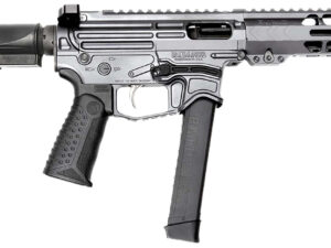 Battle Arms Development XIPHOS004 Xiphos  9mm Luger 30+1 8.50" Black Barrel, M-LOK Handguards, Combat Gray Aluminum Picatinny Rail Receiver  Black Synthetic Adjustable Stock, Adj Black Grips