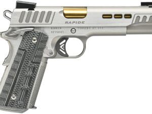 Kimber Mfg.,inc 3000423CA Rapide Dawn (CA) (MA) 45 ACP 8+1 5" KimPro Silver Front and Rear Serrations Stainless Steel Slide Gray/black Rapide G10 Grip