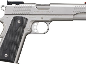 Kimber Mfg.,inc 3200107CA Stainless Target II (CA) 10mm 8+1 5" Satin Silver Front Serrations Stainless Steel Slide Black Synthetic Double-Diamond Checkering Grip