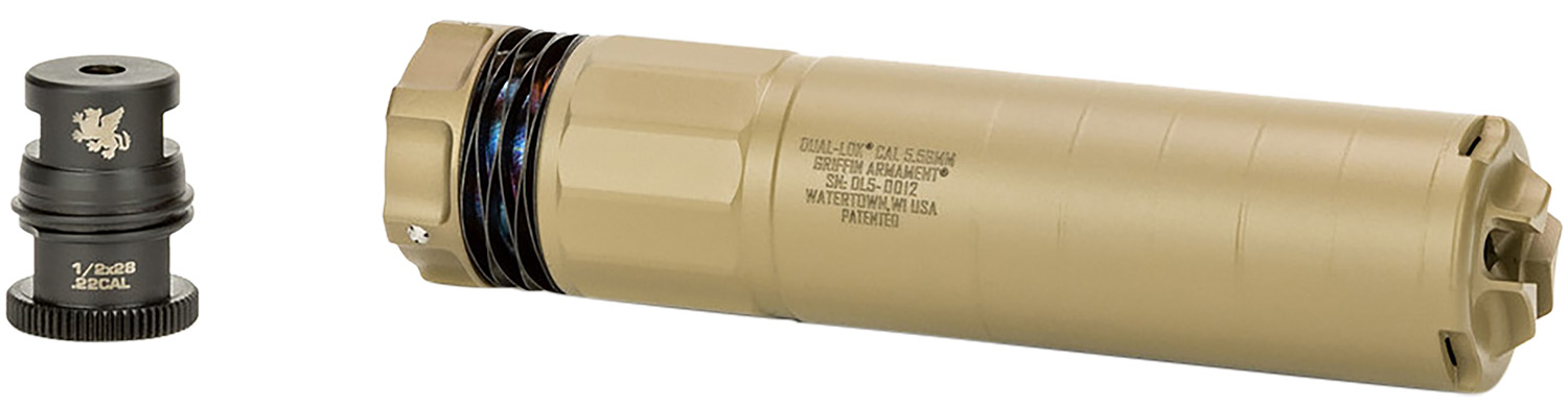 Griffin Armament GADL556FDEW Dual-Lok 22/5.56 Flat Dark Earth 17-4 PH Stainless Steel