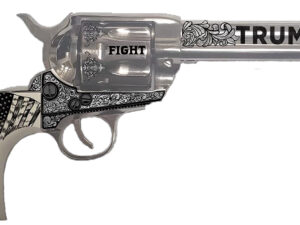 Traditions SAT73132FT 1873  45 Long Colt 6rd 5.50" Nickel White PVC Grip