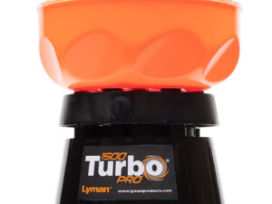 Lyman 7631650 1500 Pro Turbo Tumbler Black/Orange