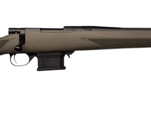 Howa HMACF65GYTH 1500 Mini Action 6.5 Grendel 20" Black Carbon Fiber Threaded Barrel, Black Drilled & Tapped Steel Receiver, Fixed HTI Green Synthetic Stock