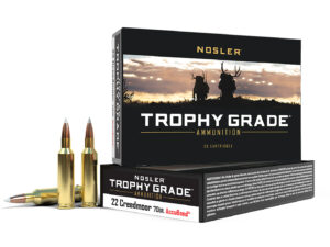 Nosler 60152 Trophy Grade  22Creedmoor 70gr AccuBond 20 Per Box/10 Case