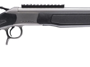 CVA CR4438S Scout Takedown 350 Legend 1rd 22" Stainless Fluted Threaded Barrel, Stainless Steel Receiver w/Picatinny Rail, Adj Comb & LOP Black Synthetic Stock