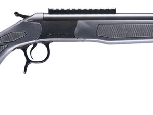 CVA CR4435 Scout  243 Win 1rd 20" Blued Threaded Barrel, Blued Picatinny Rail Receiver, Stealth Gray Fixed Synthetic Stock