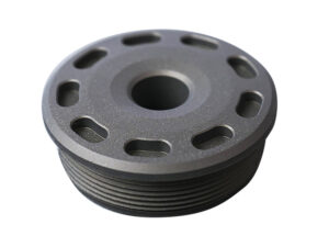 SilencerCo AC5390 Bravo Front Cap 30 Cal Fits Titanium Matte Black