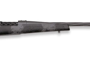 Weatherby  Mark V Live Wild 25 Creedmoor 4+1 22" Carbon Gray Cerakote Fluted Threaded Barrel, Carbon Gray Cerakote Drilled & Tapped Steel Receiver Fixed Black w/Gray Accents Polymer Stock, Right Hand