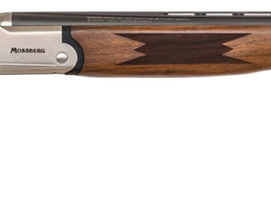 Mossberg 75490 Gold Reserve  16 Gauge Break Open 3" 2rd 30" Matte Blued Vent Rib Barrel, Polished Silver w/Gold Inlay Receiver, Fixed Satin Black Walnut Stock, 5 Standard Chokes
