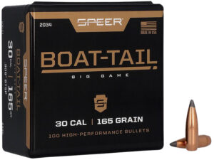 Speer 2034 Boat-Tail  .308 165 gr Spitzer Boat Tail Soft Point