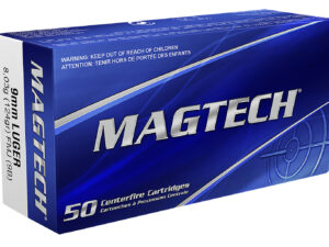 Magtech 9B Range/Training  9mmLuger 124gr Full Metal Jacket 50 Per Box/20 Case