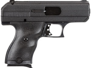 Hi-Point 9NYLOC C9  9mm Luger 8+1 3.50" Black Steel Barrel, Black Powder Coated Serrated Slide, Frame & Polymer Grips, Nylon Holster