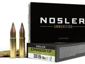 Nosler 40660 E-Tip  300Blackout 110gr E Tip Lead Free 20 Per Box/20 Case