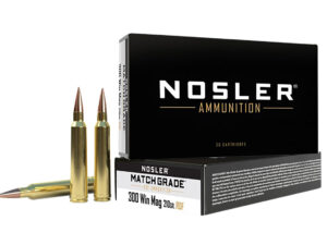 Nosler 60158 Match Grade RDF 300WinMag 210gr RDF Hollow Point Boat Tail 20 Per Box/10 Case
